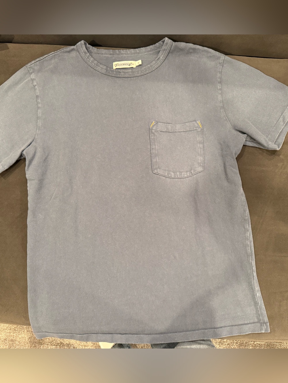 Vintage Washed Indigo Pocket Tee